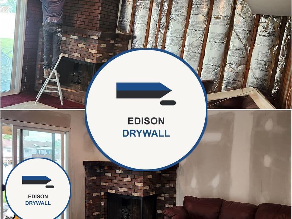 Metal Stud Framing by a drywall crew in Edison, NJ
