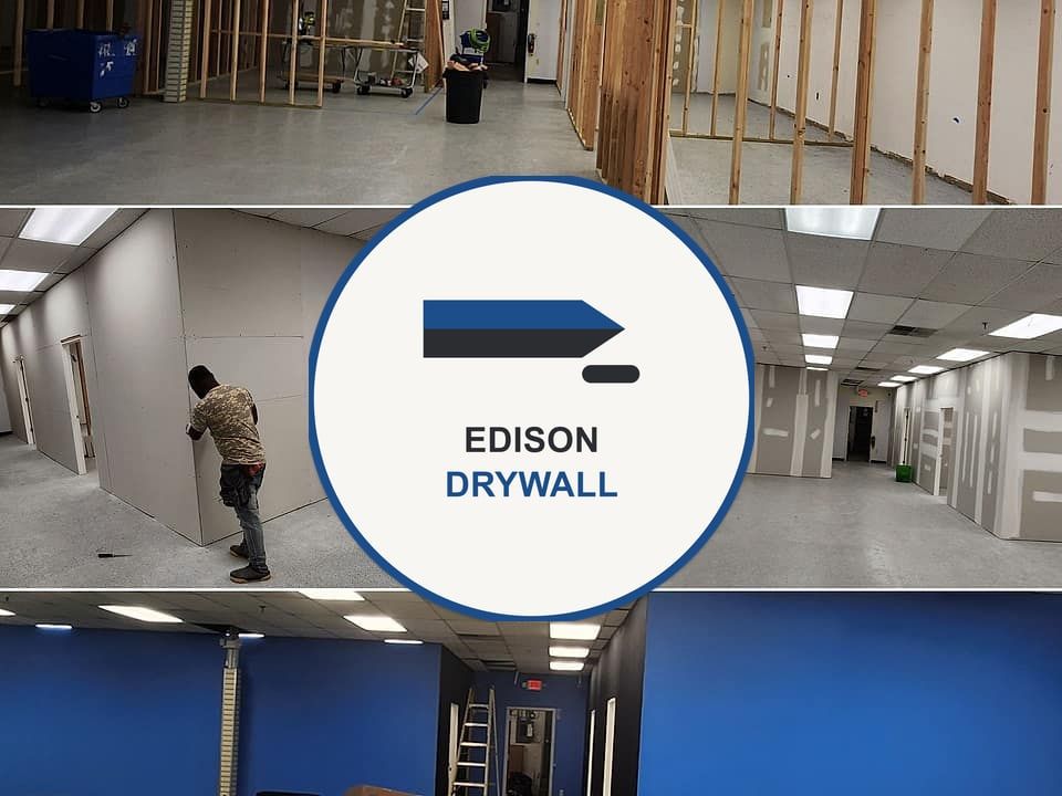 Texture Matching by a drywall crew in Edison, NJ